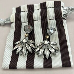Henri Bendel Swarovski drop earrings